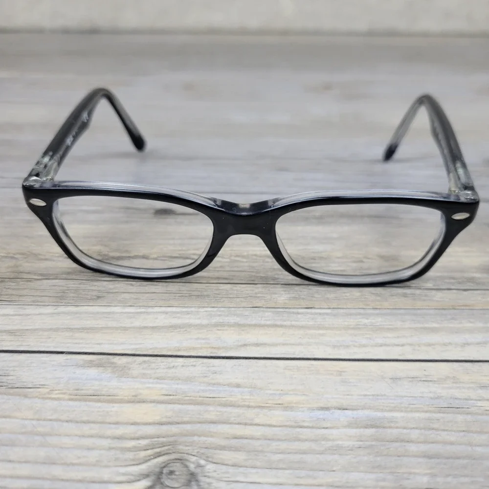 Ray-Ban Eyeglasses Frames RB 1531 3529 Black Clear Full Rim Kids 48-16-130